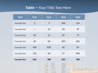 Shore Onshore Piles PowerPoint Template