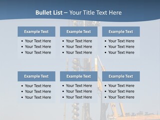 Shore Onshore Piles PowerPoint Template