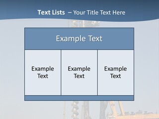 Shore Onshore Piles PowerPoint Template