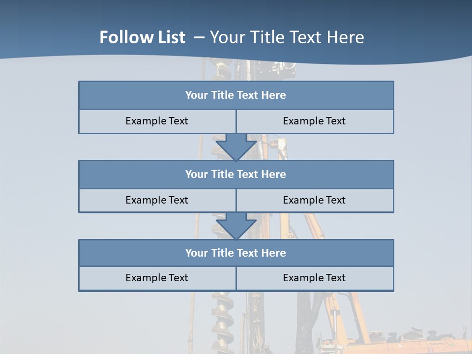 Shore Onshore Piles PowerPoint Template