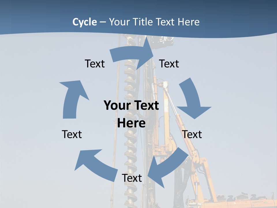 Shore Onshore Piles PowerPoint Template