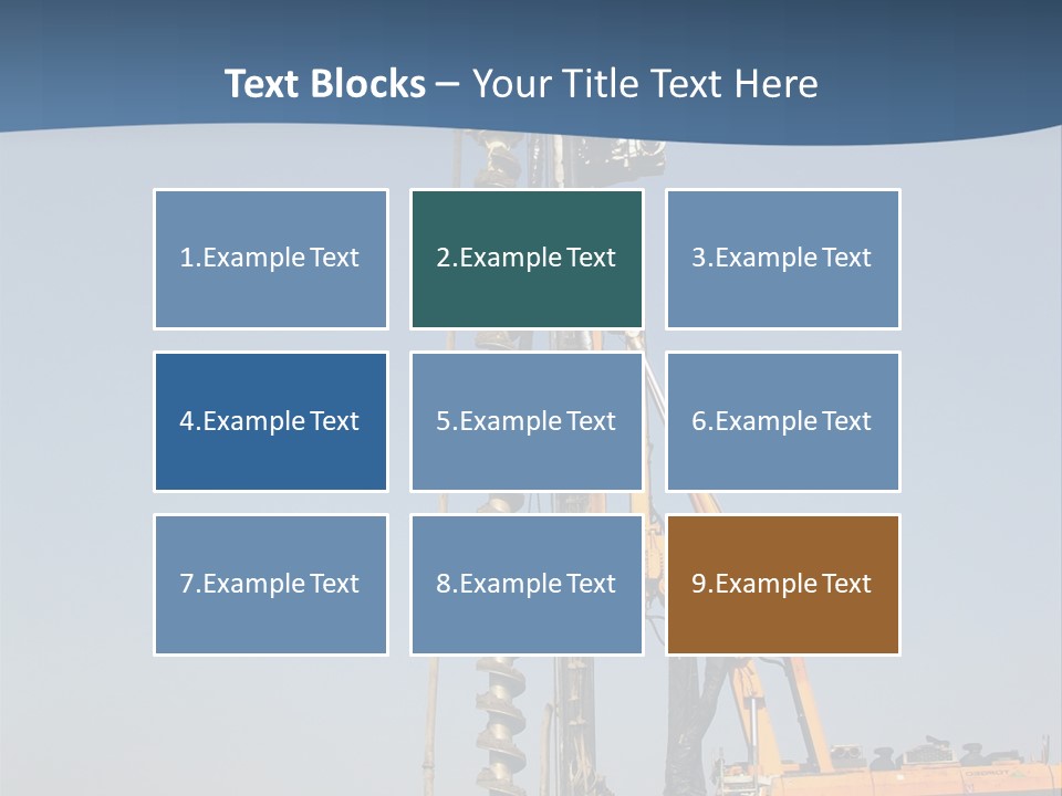 Shore Onshore Piles PowerPoint Template