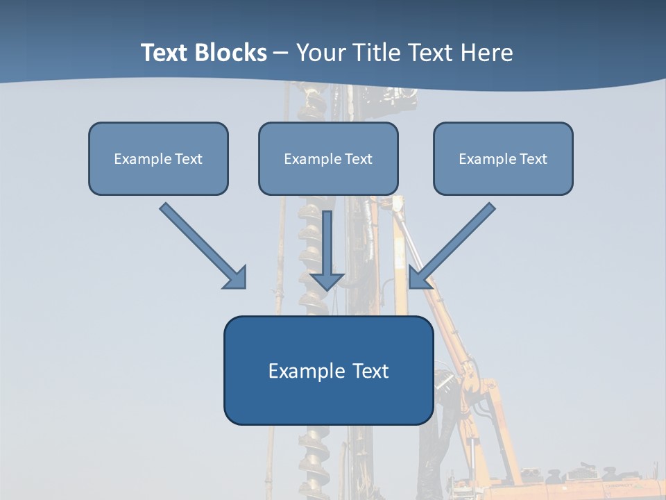 Shore Onshore Piles PowerPoint Template