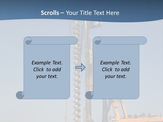 Shore Onshore Piles PowerPoint Template