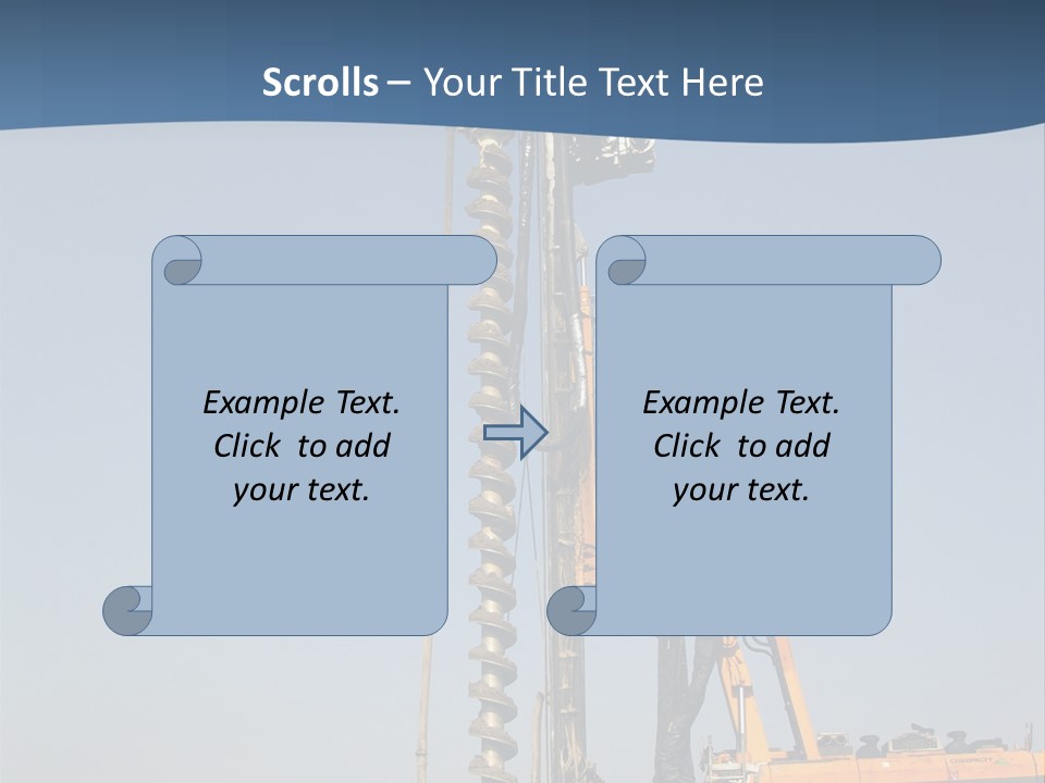 Shore Onshore Piles PowerPoint Template