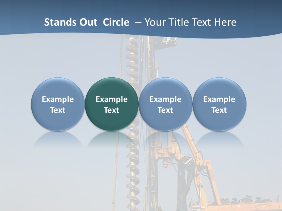 Shore Onshore Piles PowerPoint Template