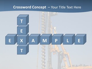 Shore Onshore Piles PowerPoint Template
