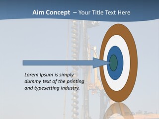 Shore Onshore Piles PowerPoint Template