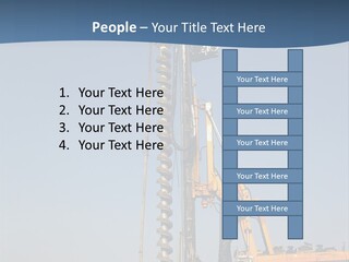 Shore Onshore Piles PowerPoint Template