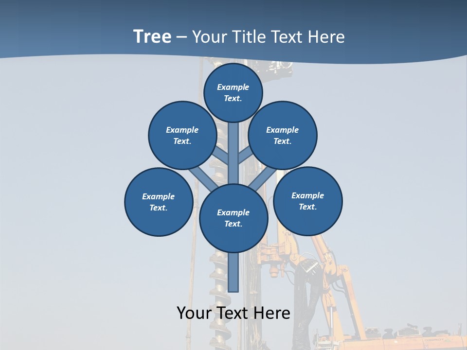 Shore Onshore Piles PowerPoint Template