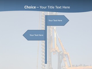 Shore Onshore Piles PowerPoint Template