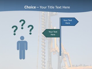 Shore Onshore Piles PowerPoint Template