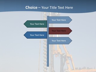 Shore Onshore Piles PowerPoint Template
