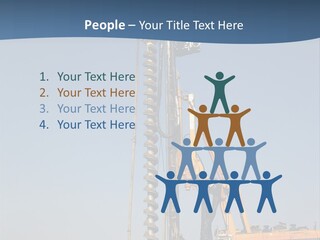 Shore Onshore Piles PowerPoint Template