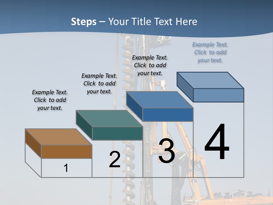 Shore Onshore Piles PowerPoint Template