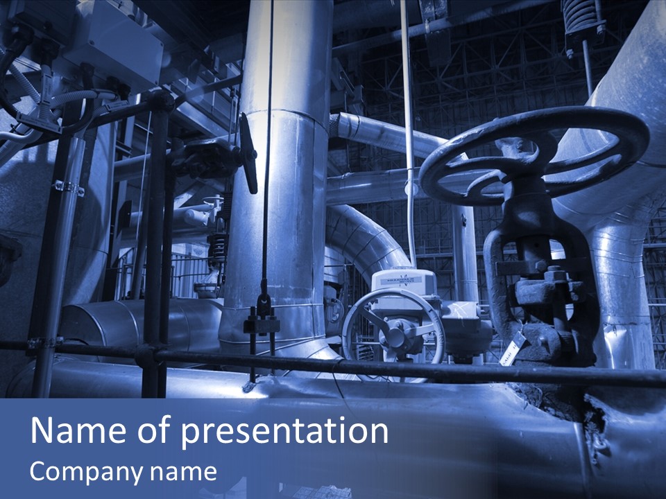 Engineering Power Production PowerPoint Template