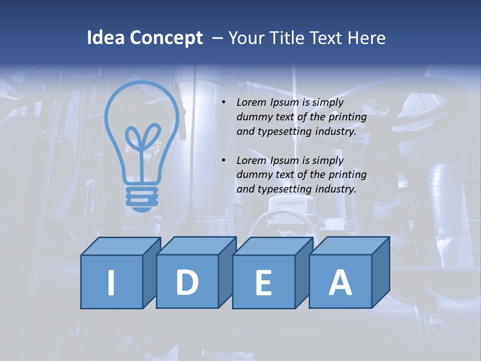 Engineering Power Production PowerPoint Template