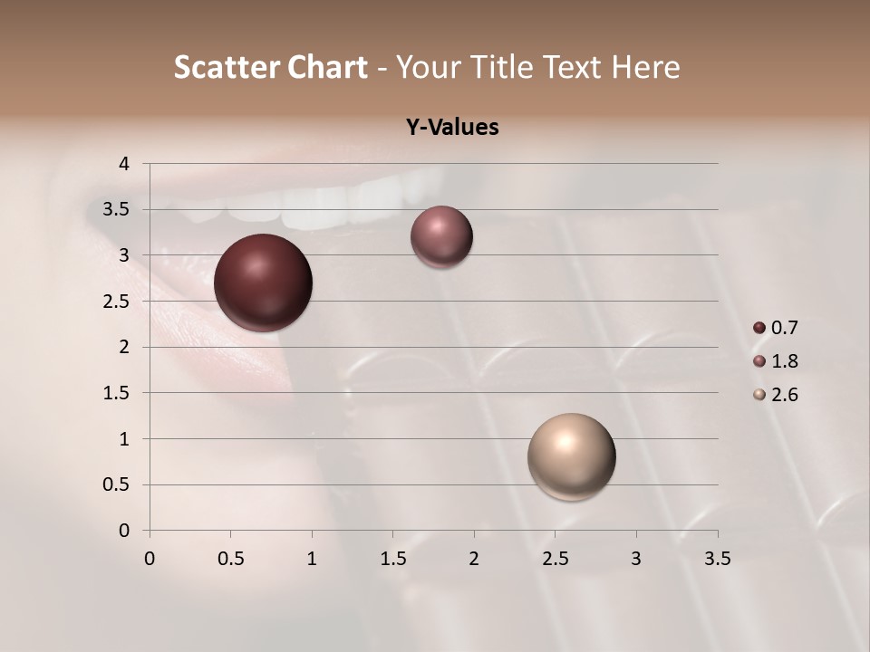 Brown Caucasian Beauty PowerPoint Template