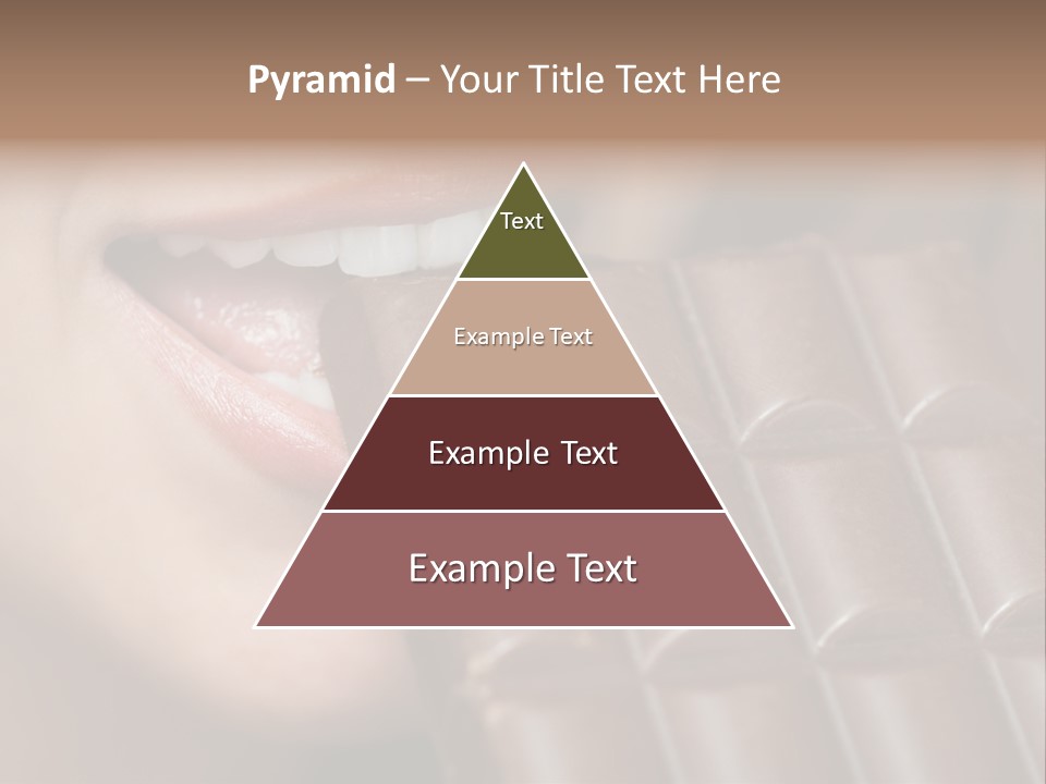 Brown Caucasian Beauty PowerPoint Template