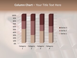 Brown Caucasian Beauty PowerPoint Template