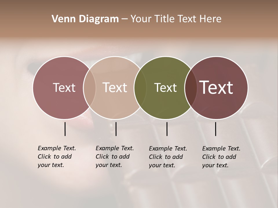 Brown Caucasian Beauty PowerPoint Template