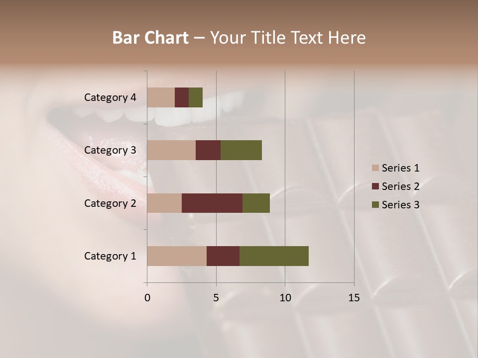 Brown Caucasian Beauty PowerPoint Template