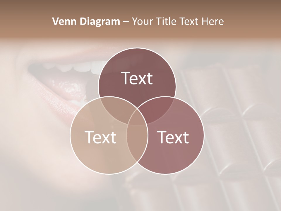 Brown Caucasian Beauty PowerPoint Template