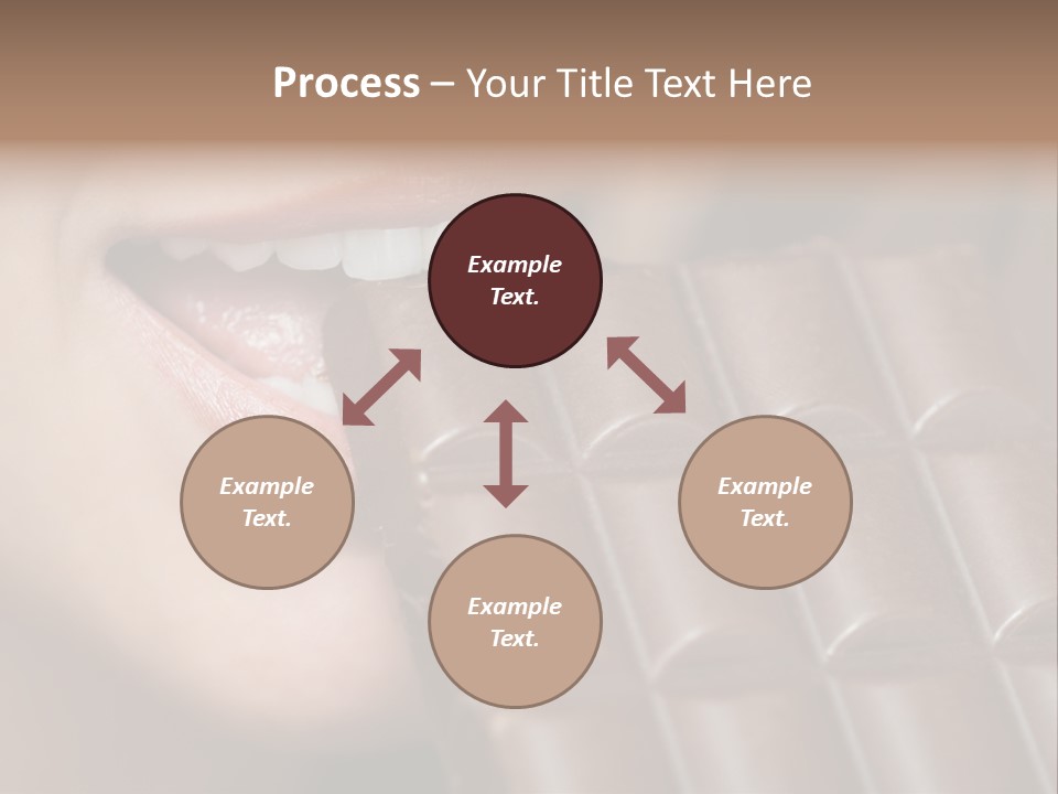 Brown Caucasian Beauty PowerPoint Template