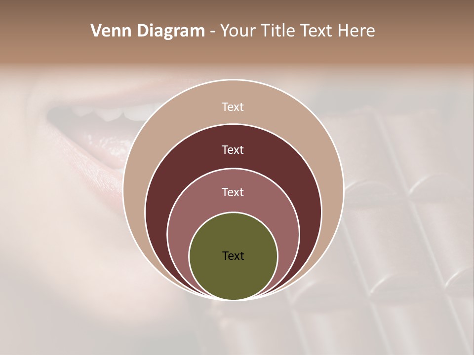 Brown Caucasian Beauty PowerPoint Template