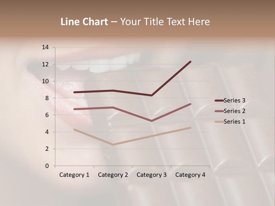 Brown Caucasian Beauty PowerPoint Template