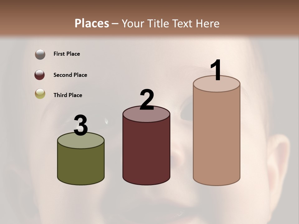 Face Positive Living PowerPoint Template