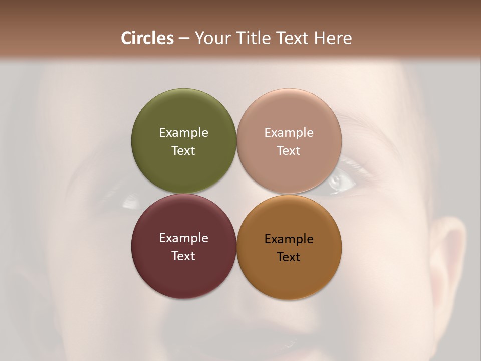 Face Positive Living PowerPoint Template