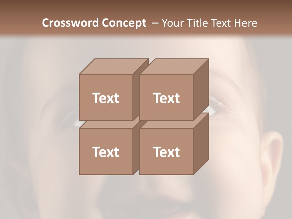 Face Positive Living PowerPoint Template
