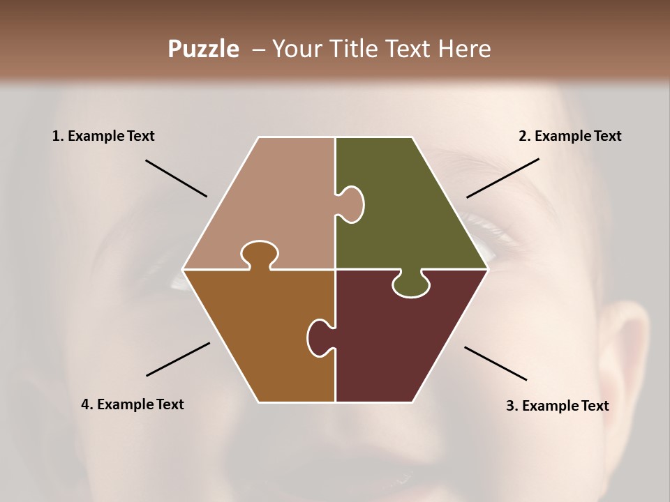 Face Positive Living PowerPoint Template