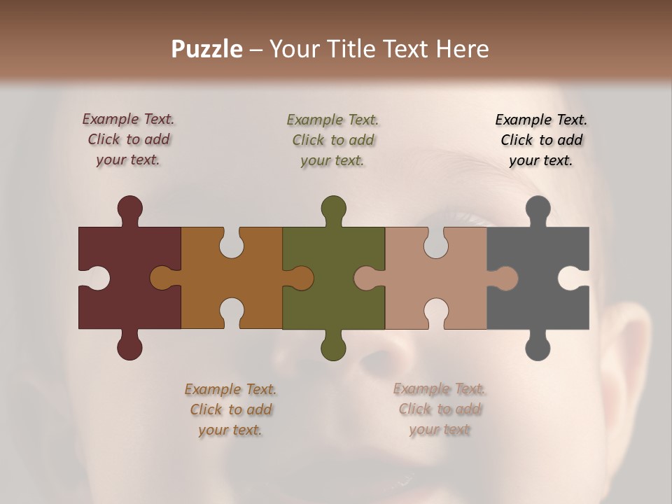 Face Positive Living PowerPoint Template