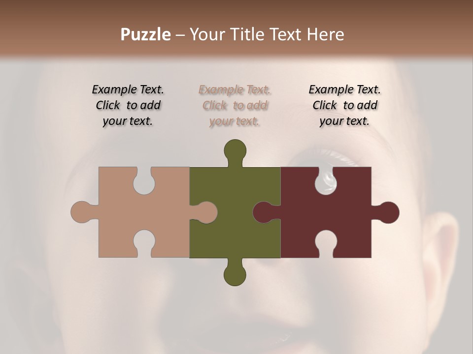 Face Positive Living PowerPoint Template