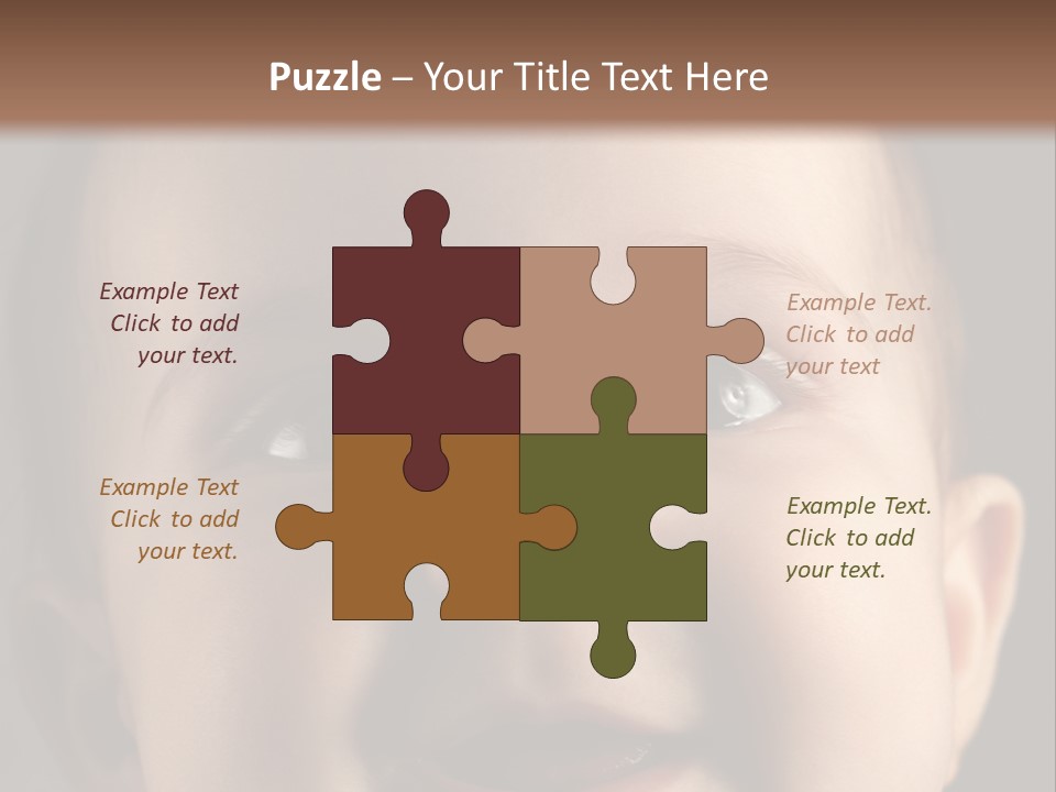 Face Positive Living PowerPoint Template