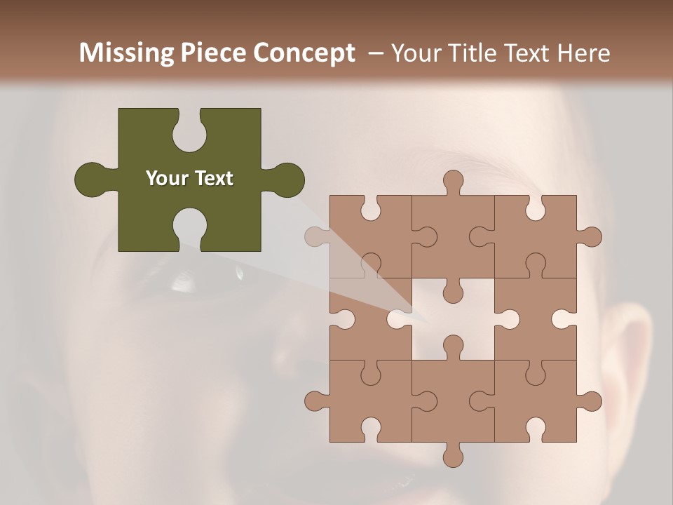 Face Positive Living PowerPoint Template