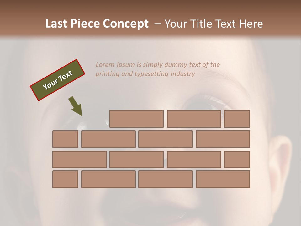 Face Positive Living PowerPoint Template