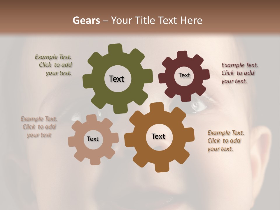 Face Positive Living PowerPoint Template