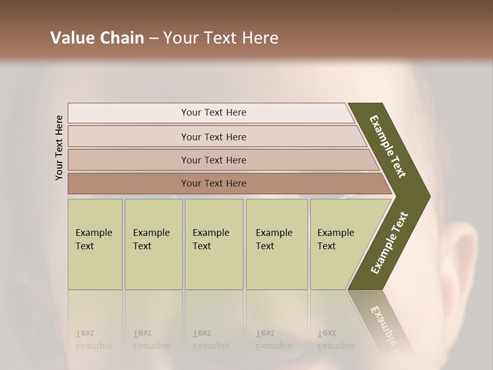 Face Positive Living PowerPoint Template