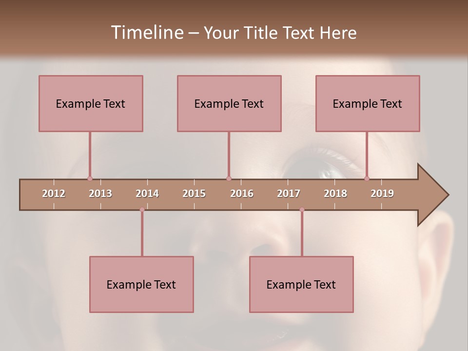 Face Positive Living PowerPoint Template