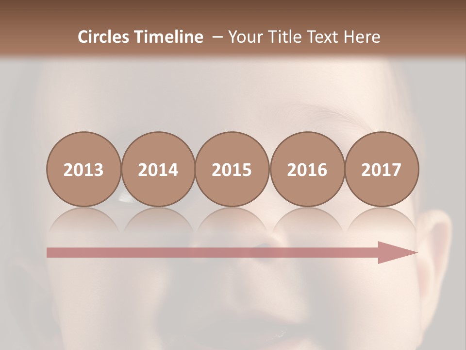 Face Positive Living PowerPoint Template