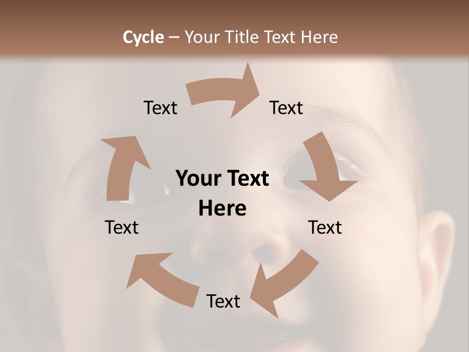 Face Positive Living PowerPoint Template