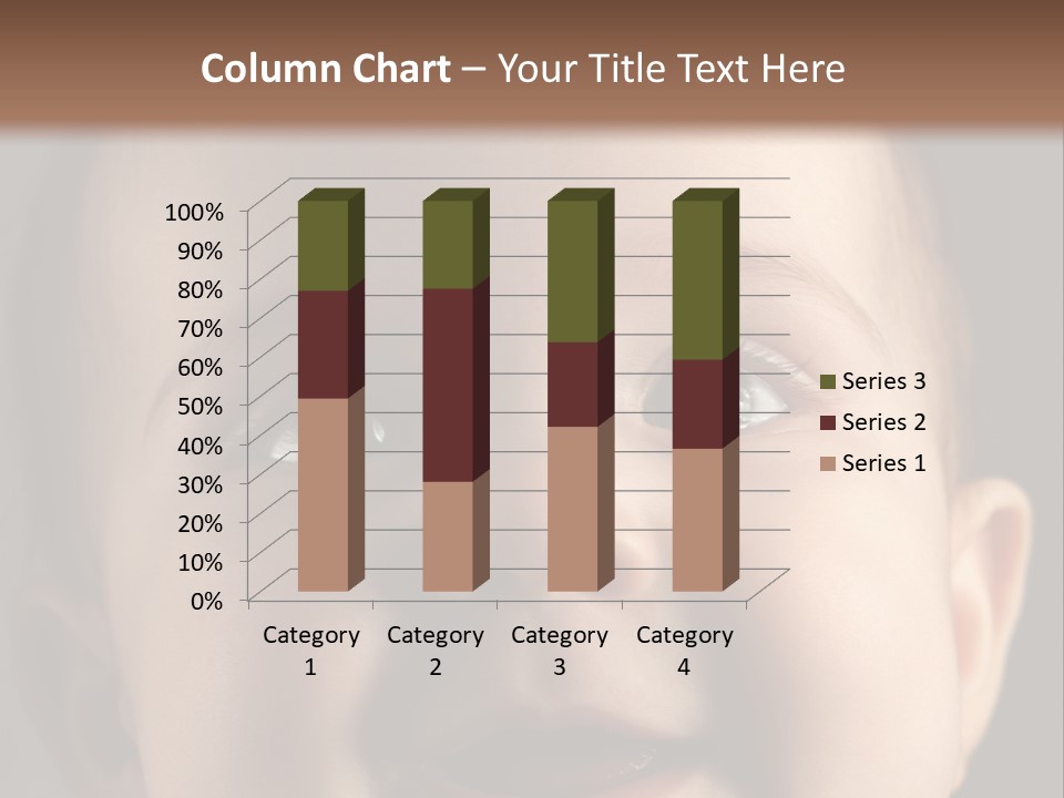 Face Positive Living PowerPoint Template