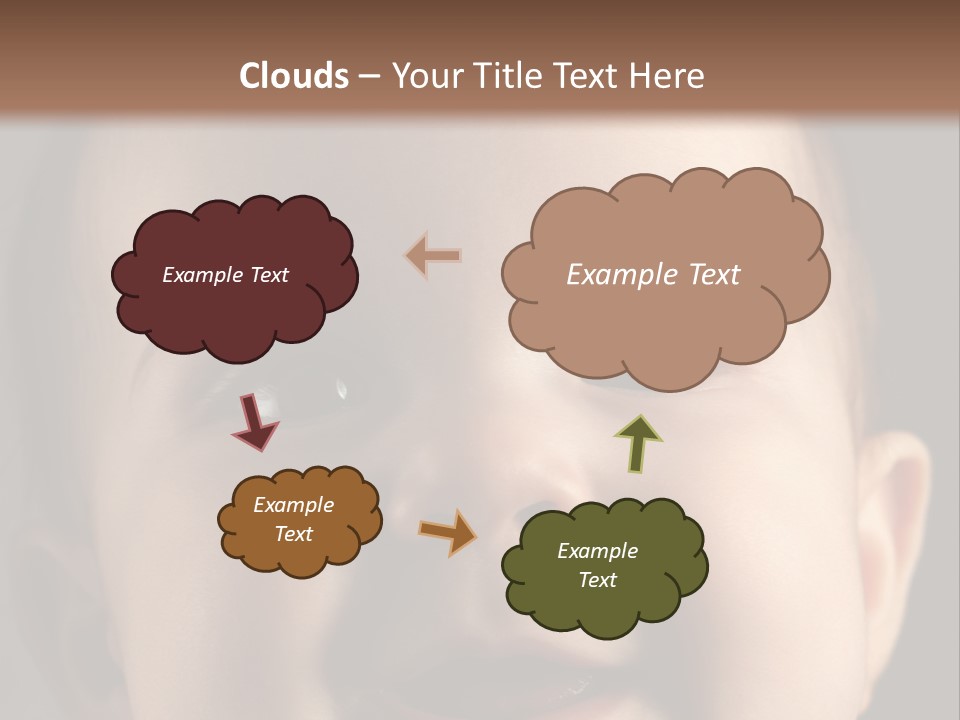 Face Positive Living PowerPoint Template