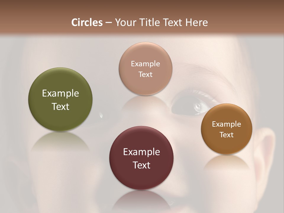 Face Positive Living PowerPoint Template