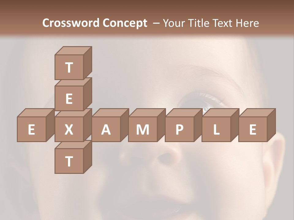 Face Positive Living PowerPoint Template