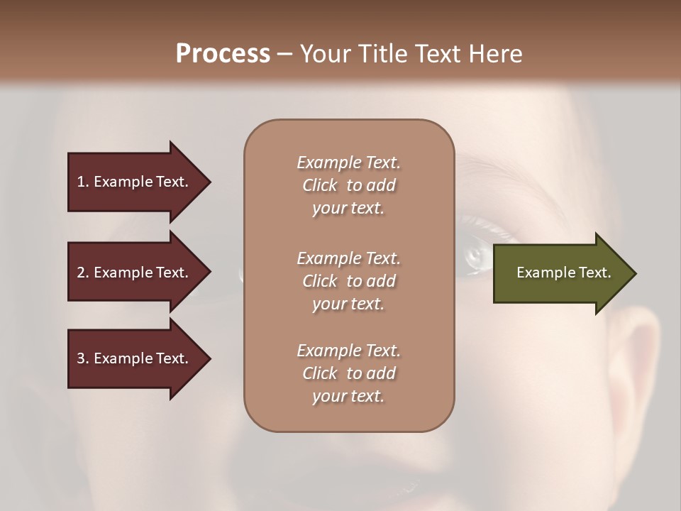 Face Positive Living PowerPoint Template
