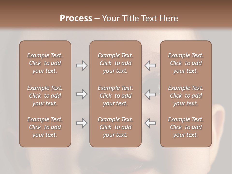 Face Positive Living PowerPoint Template